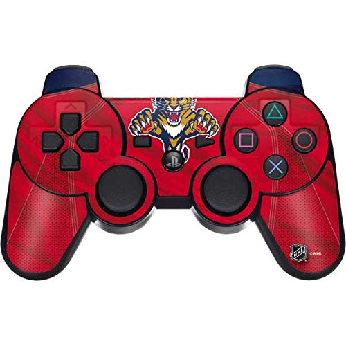Skinit Decal Gaming Skin for PS3 Dual Shock Wireless Controller - Officially Licensed NHL Florida Panthers Jersey Design