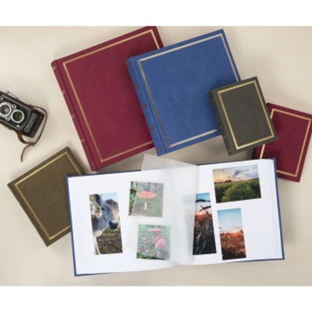 Hama Album Fotografico, finta pelle in Poliuretano, Rosso, 34 x 35 cm