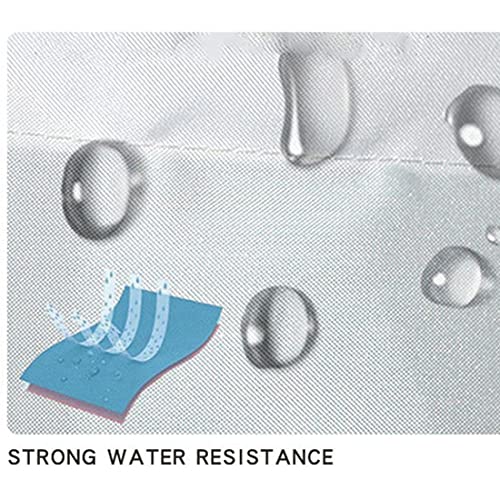 4-teiliges Badezimmer-Matten-Set, rutschfeste Pastoral-Bambus-Badematte, Duschvorhang, Bodenmatte, waschbarer Badezimmer… – Bild 6