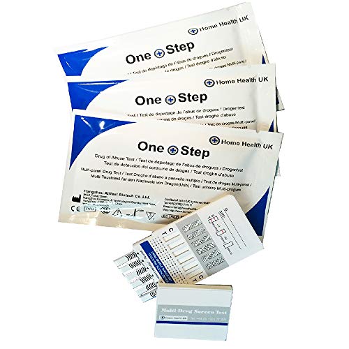 1 x Test Drogas Formato Panel - Detecta 10 Drogas en Orina: Cocaína, THC, Metanfetaminas, Opiáceos, Fenciclidina, Benzodiacepinas, Antidepresivos tricíclicos, Barbitúricos y Metadona Cover