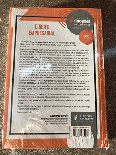 Sinopses Para Concursos - Direito Empresarial (Volume 25)
