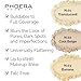 PHOERA Foundation Face Powder, Soft Focus Setting Powder, Silky Powder For Creating Without Shine, Smooths Pores & Lines, Up to 24H Wear Oil Control,0.49 Oz (N.02 Cool Beige)