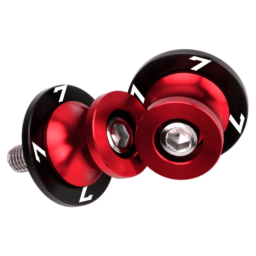Supporto per paddock M6 Bobbins Tracer 7 2016-2023 GT 2019-2023 rosso