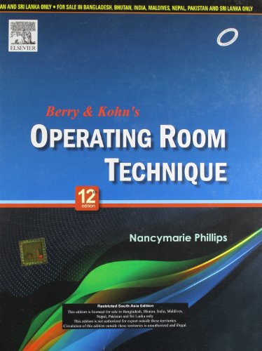 Berry & Kohn's Operating Room Technique 8131233448 Book Cover