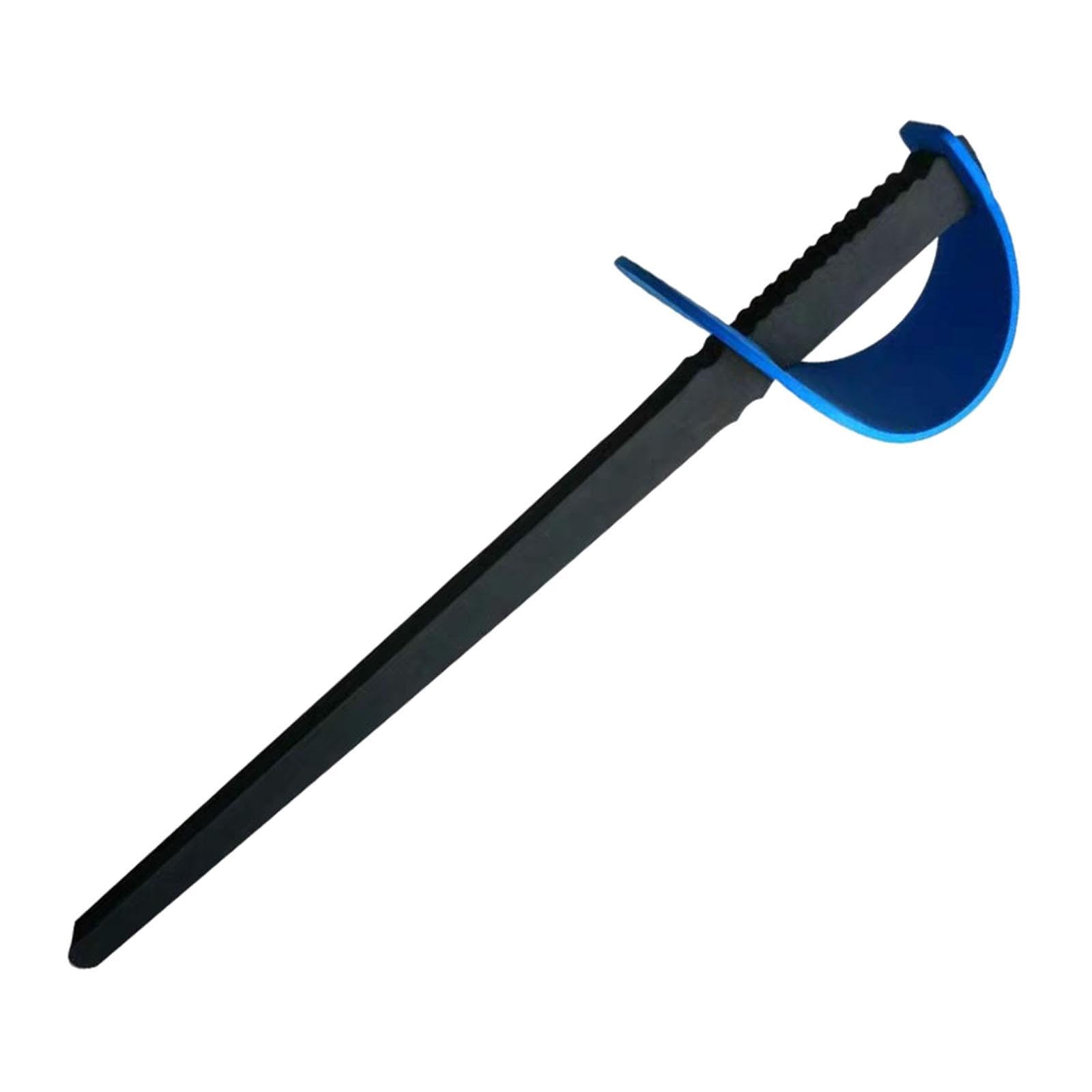 Garende Foam Fencing Sword Training Sword Sparring Photo Prop Training Aid Practice for Children Young Fencers Cosplay Pirate Parties, Blue