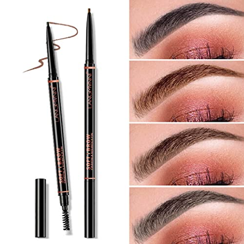 Eyret Eyebrows Pencil Ultra Slim Waterproof Brow Pens Pigment Eyebrows Smudge-Proof Brow Pen Daily Natural Eye Makeup For Women And Girls(Black 1#) #TOP7