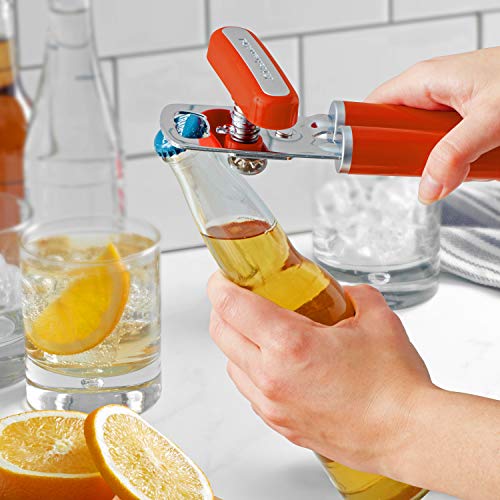Image of KitchenAid Classic Multifunction Can Opener / Bottle Opener, 8.34-Inch, Hot Sauce