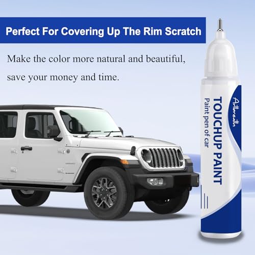 Bright White(PW7/GW7) Touch Up Paint for JEEP-Exact Match–Chips and Nicks Paint Pen of Car Scratch Repair Kit for Wrangler-JK/Commander/Compass/Grand-Cherokee/Liberty/Patriot/Renegade by Artbreath - Image 6