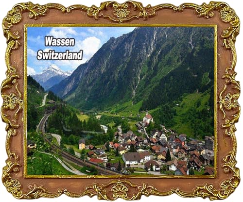 Wassen, Svizzera Viaggi Souvenir Frigorifero Magnete Decorazione Frigorifero