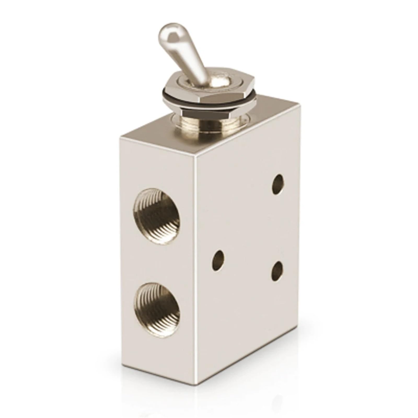 Silver Tone Air Pneumatic Toggle Switch Valve TV-3S TAC-4V/3V TAC-4P/3P Manual E - Foto 8