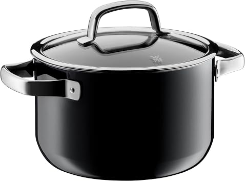 WMF 5.1433 05.1433.5290 Stewing Pot 20 cm Black 18/8 Stainless Steel