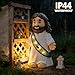 LIULO TOOL Jesus Love You Solar Lighted Figurine, 10.4 Inch Resin Religious Christian Statue, Glowing Christian Gifts for Indoor Home and Outdoor Garden Decorations
