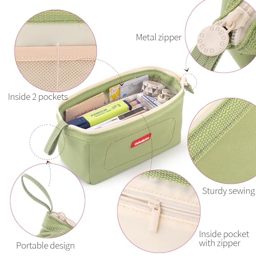 CICIMELON Pencil Case Large Capacity Pencil Pouch Pen Bag for School Teen Girl Boy Men Women