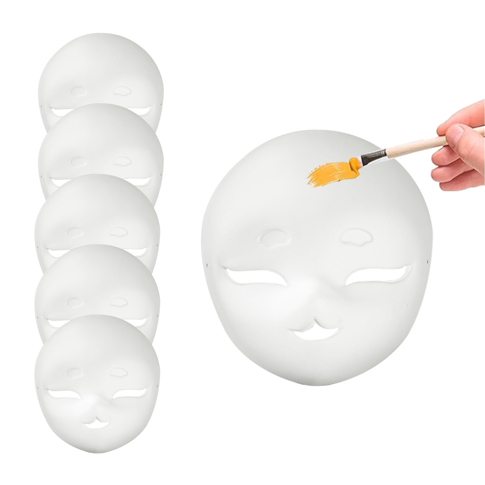 SHEKAKO Blank DIY Therian Masks, Face Mask to Hand-Painting, Fursuit Head Base Furry Therian Mask, Costume Props for Cosplay