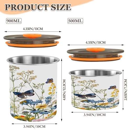 Envase para Café Hermético de Acero Inoxidable 500ml miniatura 2