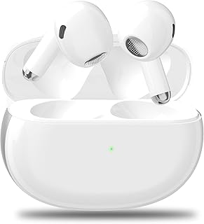 Wireless Earbuds,Bluetooth 5.2 Touch Control Built in Mic Ear Buds Noise Cancelling Air Buds Headphones with 48Hrs Charging Case Waterproof Deep Bass Headset for iPhone Samsung Android in-Ear Earbuds