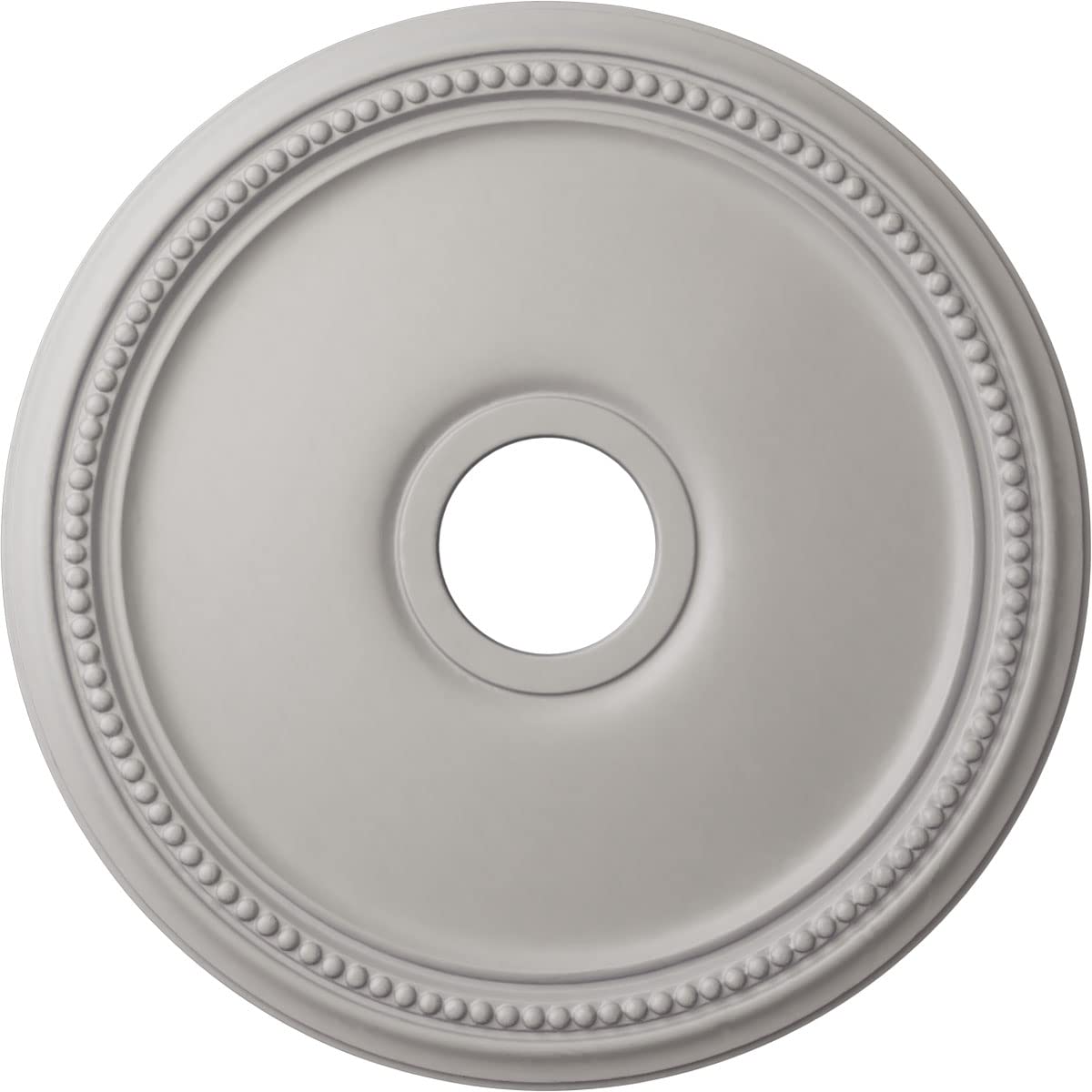 Ekena Millwork CM18DIUWF Diane Ceiling Medallion, 18"OD x 3 5/8"ID x 1 1/8"P, Hand-Painted Ultra Pure White