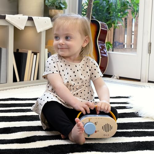 Baby Einstein, Hape Discovery Radio Spielzeugradio – Montessori-inspiriertes Baby-Radio Ab 6 Monaten, 40+ Alltagsklänge & Melodien, 12 Tiergeräusche & 6 Sender Mit Klassischen Melodien