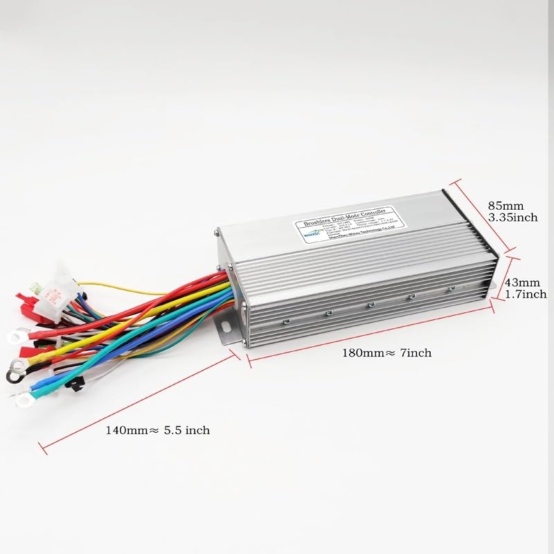 Centralina Monopattino Elettrico Regolatore di velocità a doppia modalità Brushlees for bici elettrica, scooter elettrico, 60 V, 64, 72, 800 W, 35 A