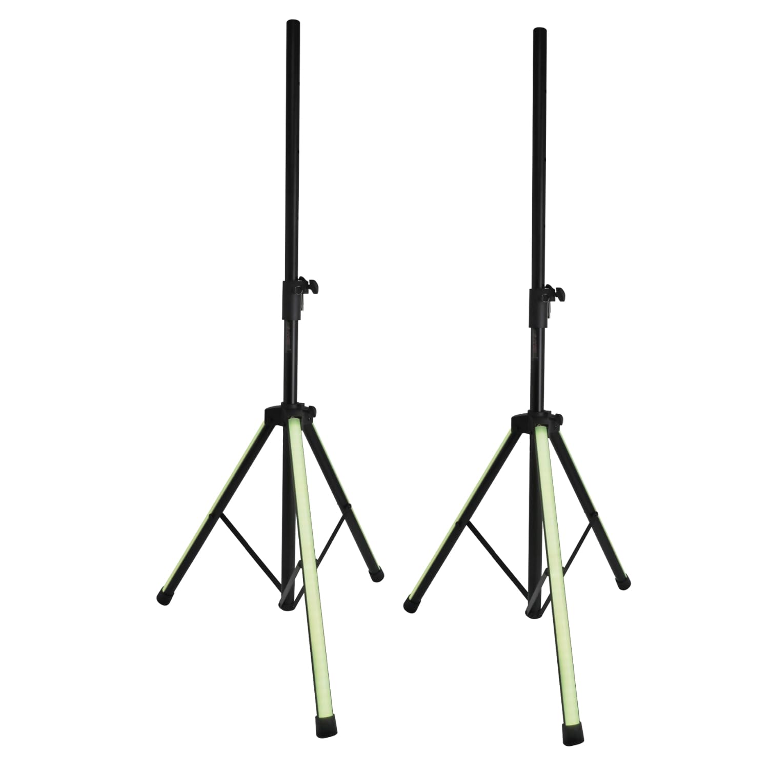 5 Core Speaker Stand w RGB Tripod Floor Heavy Duty Adjustable Up to 72 Inch DJ Studio Monitor Stands Pole Mount (72 Inch)
