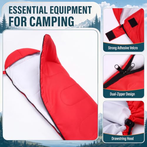 BreezeHug Set de Camping a Granel Incluye Carpa Ligera y Saco de Dormir Multicolor con Bolsa de Transporte Fácil de Montar para Personas sin Hogar Senderismo Camping miniatura 4