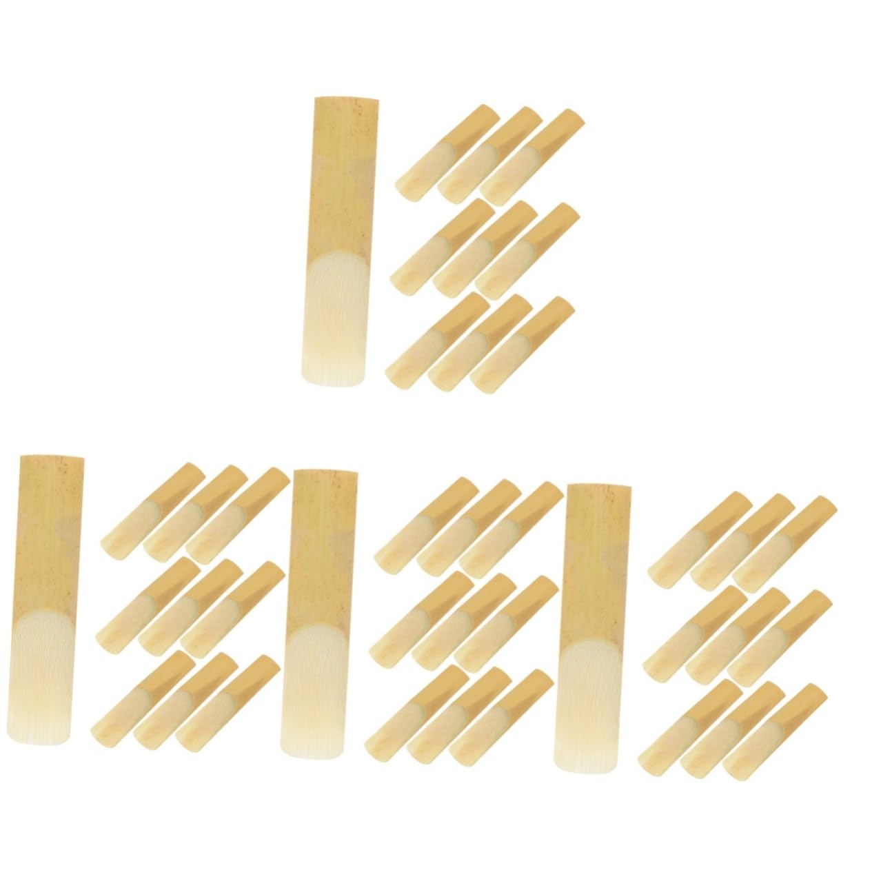 ibasenice 80piezas Reeds Para Saxofón Tenor De Reemplazo De Accesorios Para Saxofonistas Compatible Saxofones De y Géneros