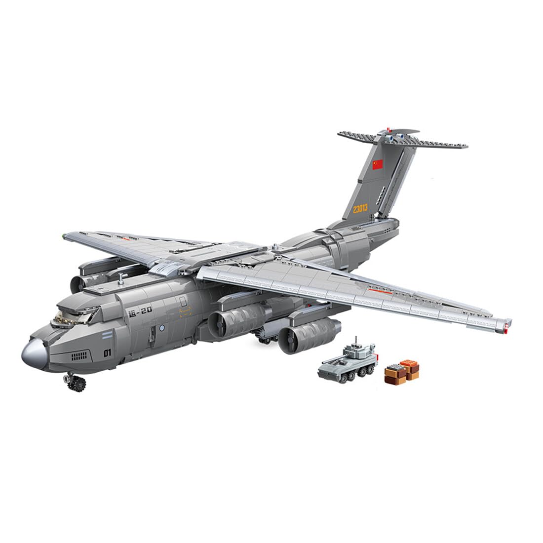 Amazon.co.jp: PANW Y-20 大型輸送機模型組み立て玩具 ミリタリー