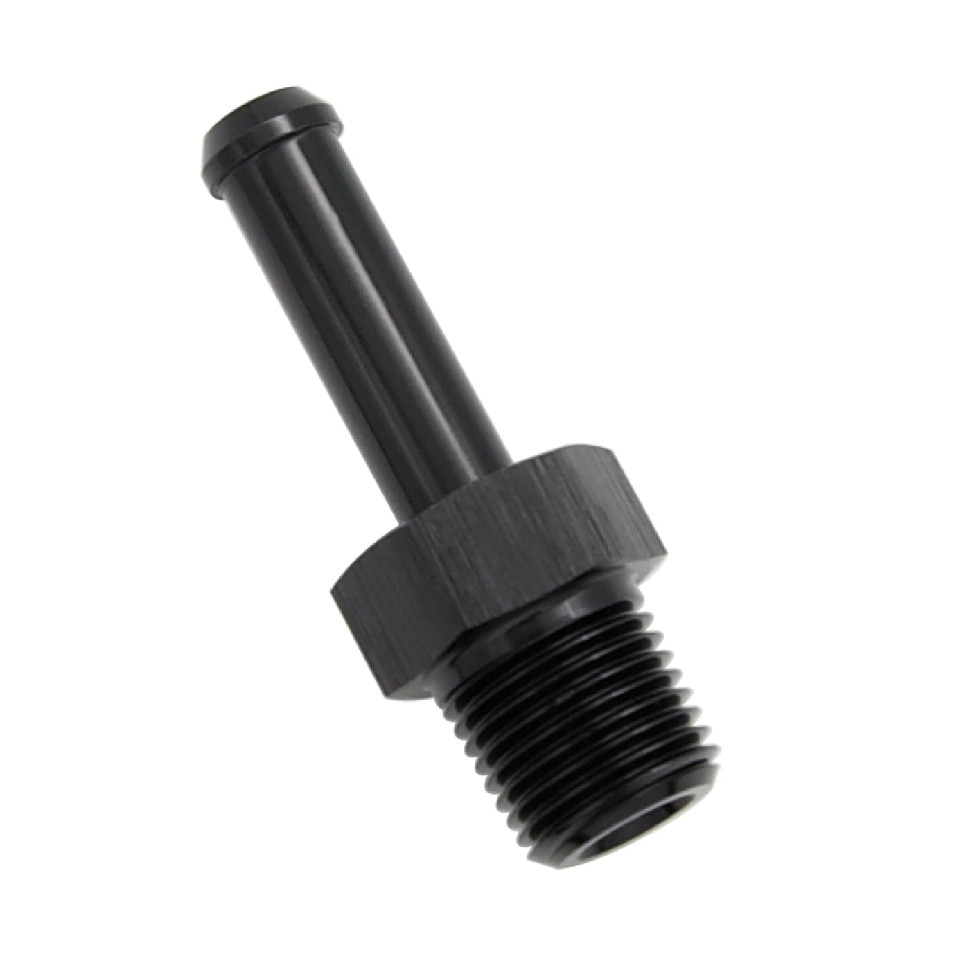 Raccord droit en aluminium NPT 1/8 mâle vers 6,35 mm raccord à poussoir pour auto