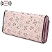 UTO Cartera RFID de Mujer Monedero Largo Moda Diseño Lazo Patrón Lindo...