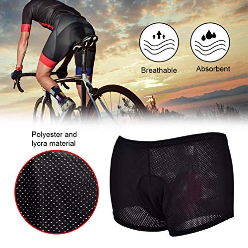 Calzas cortas para ciclismo hombre XXL negro miniatura 4