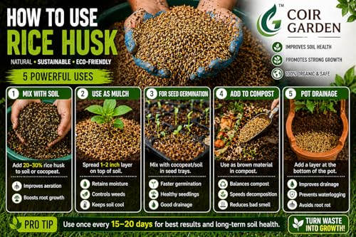Image of COIR GARDEN - ORGANIC HUSK POWDER - 20 KG