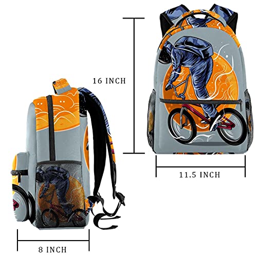 Sac à dos pour femme décontracté de grande capacité multicolore - 2