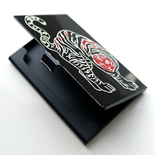 Porta Biglietti da Visita Inciso in Madreperla