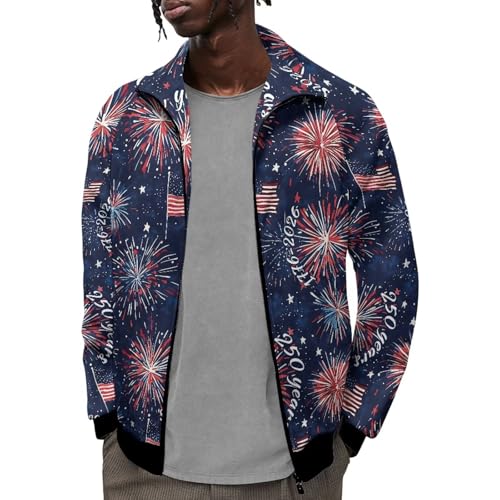 Image of Men's Lightweight Jackets Casual Full Zip Fleece Jacket Men Coats Fashion Long Sleeve Sweatshirt