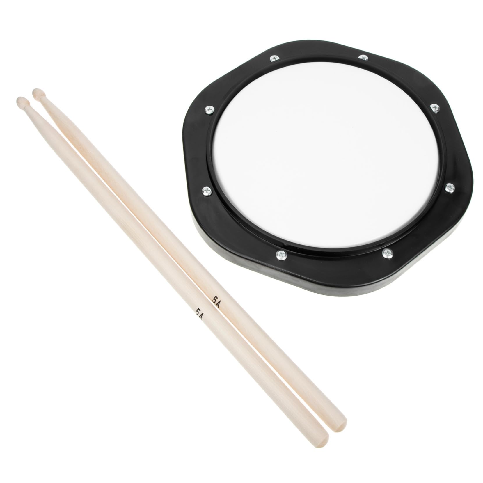 BESPORTBLE 1Set Drum Practice Pad with Metronome Drumsticks and Pouch for Beginners and Advanced Drummers for Silent Practice at Home Durable Drum Accessory for Enhanced
