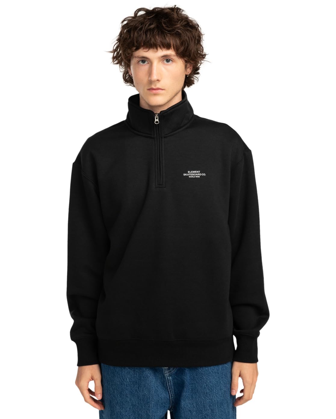 Element Co - Quarter Zip Sweatshirt - Men - Blue.