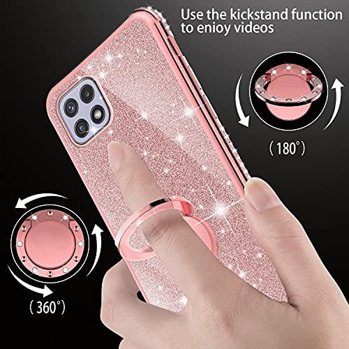 XTCASE Cover Glitter per Samsung Galaxy A22 5G