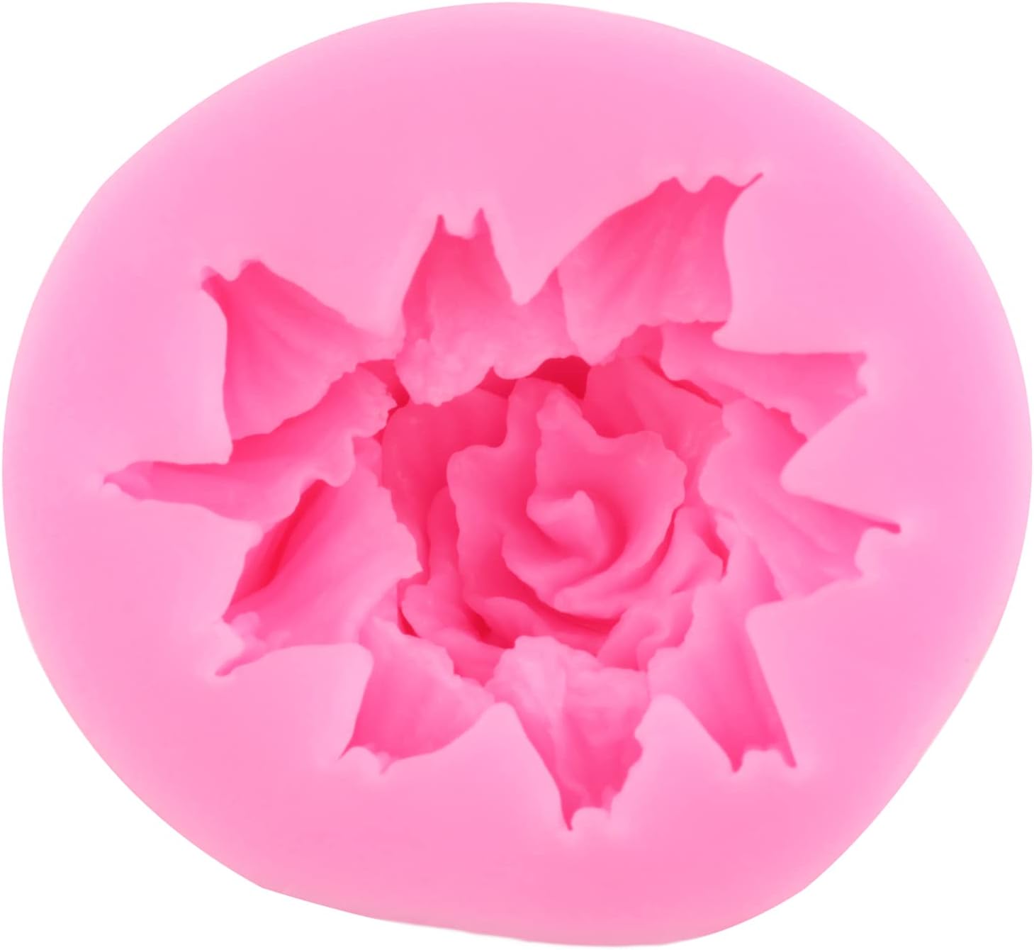 Molde Silicona FCKEMLDS Mini Molde De Silicona Para Flores De Margaritas, Moldes De Flores De Peonía De Rosas Para Decoración De Pasteles De Flores, Decoración De Cupcakes, Caramelo De Chocolate, Pasta De