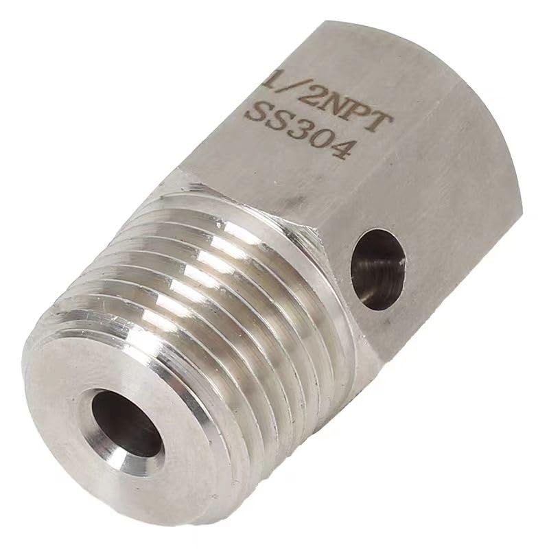 Valvola di scarico manuale ad alta pressione da 1 pezzo | Valvola di scarico dell'ugello di sicurezza in acciaio al carbonio 304 316L(316L NPT3/4 (outer hexagon))