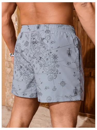 SHENHE Men's Swim Trunks with Compression Liner Graphic Hawaiian Swimming Shorts Bathing Suit3