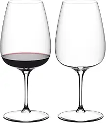 Riedel Taça de vinho de uva para vinhos Cabernet ou Merlot e coquetéis artesanais (pacote com 2)