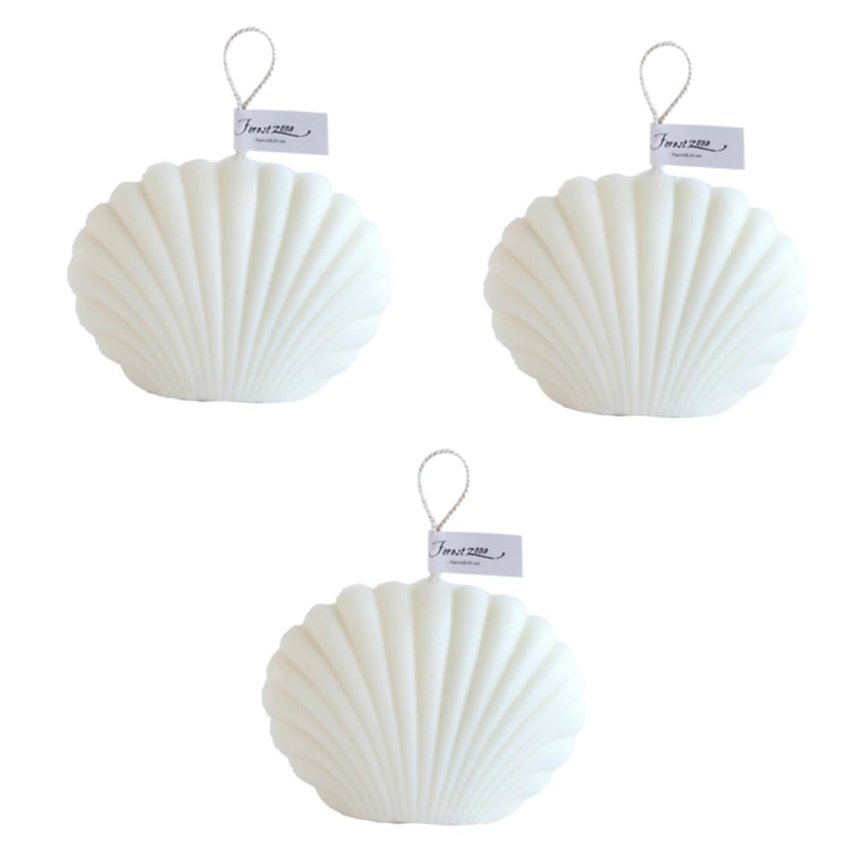 3 Stück Muschel Aromatherapie Ornamente Duftkerze Mit Muscheln Kerzen Muschel Conch Aromatherapie Kerze Einzeldocht Aromatherapie Kerze Wachs Aromatherapie Muschelkerzen