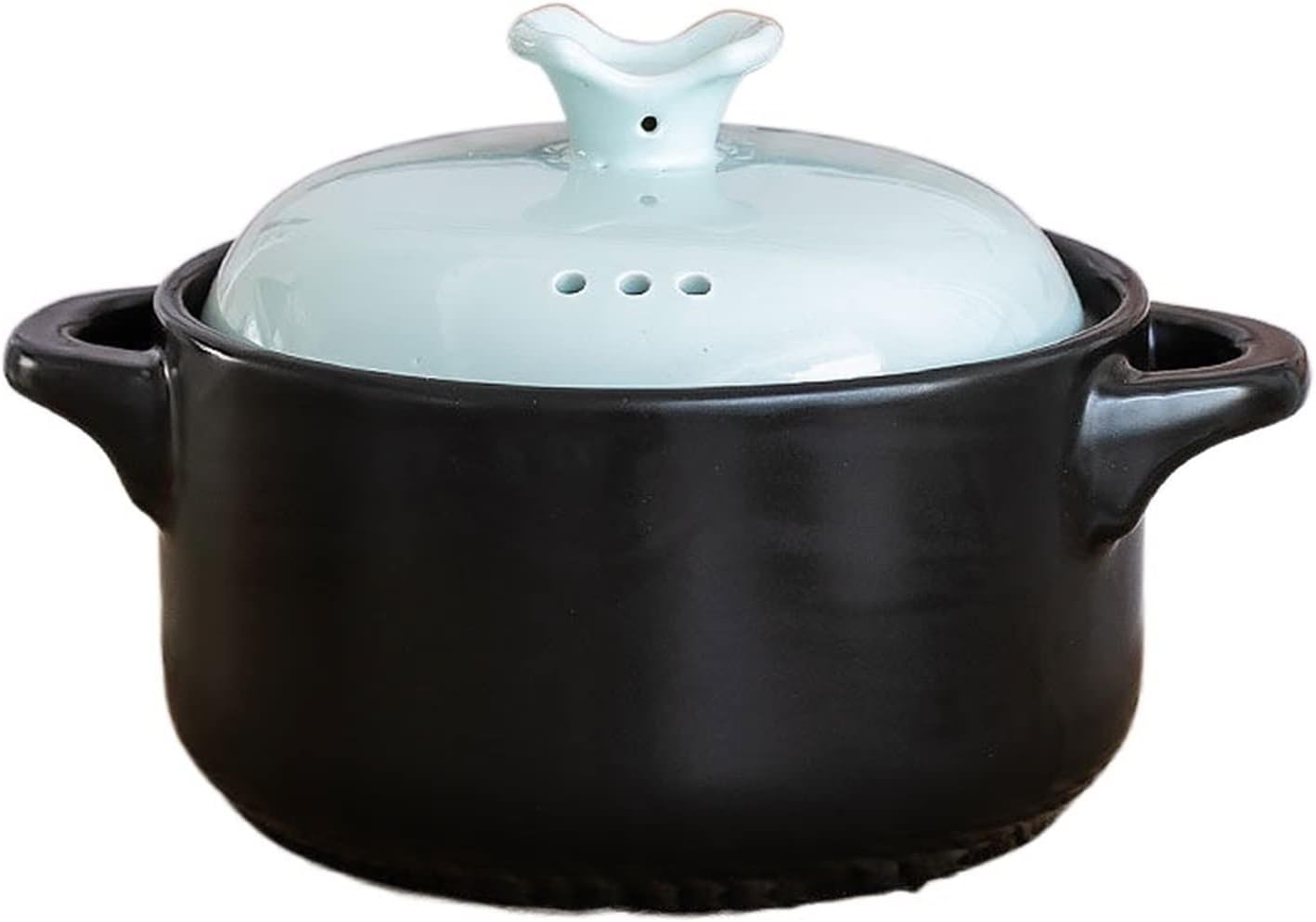 IEASEtg Stock Pot Stewpan with Lid Ceramic Soup Pots