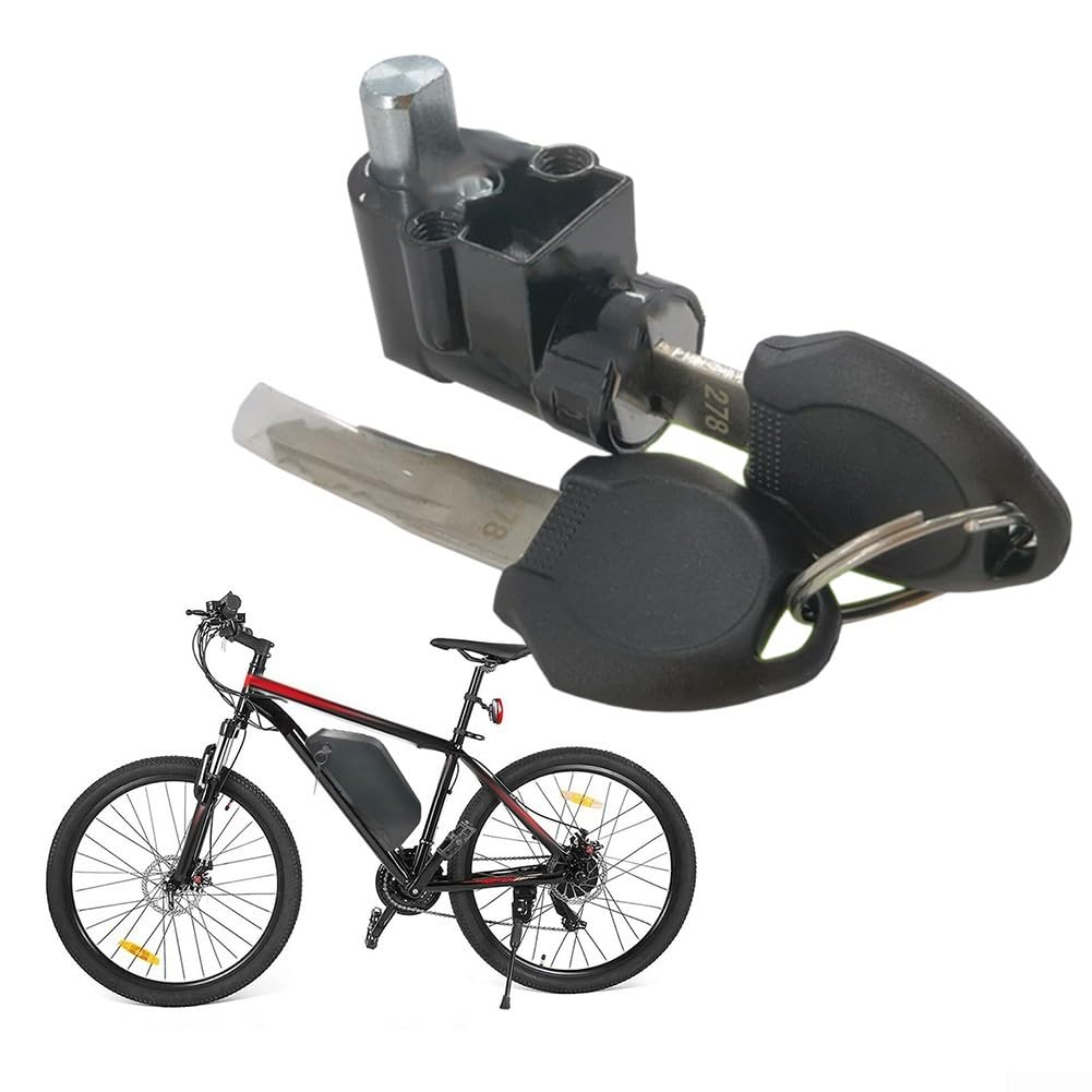 Oniissy per Polly Electric Bicycle Battery Case Lock con per accensione On/Off Key 19mm, serratura per batteria elettrica per bicicletta, per la sicurezza di E-Bike
