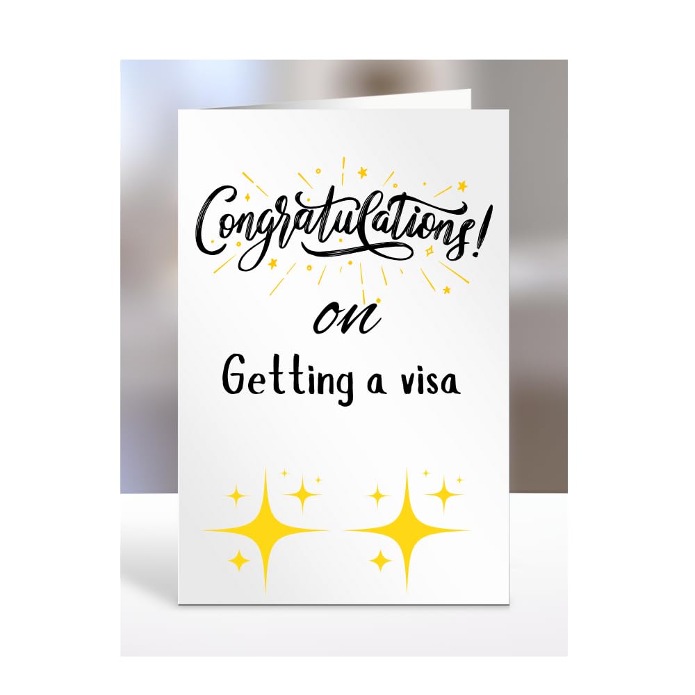 Congratulations on Getting a visa Card, Gifts for Men or Women, Presents for Christmas, Greetings Card, Him, Her, Female, Male, A5-113_200 โ image 1