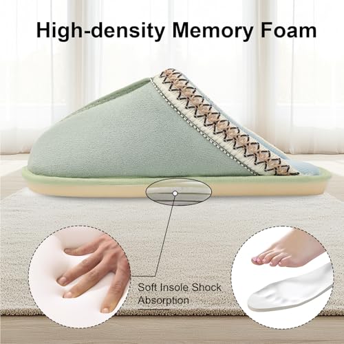 Besroad Women's Slippers Memory Foam House Slippers Cozy Warm Bedroom Slides House Shoes Indoor Outdoor4