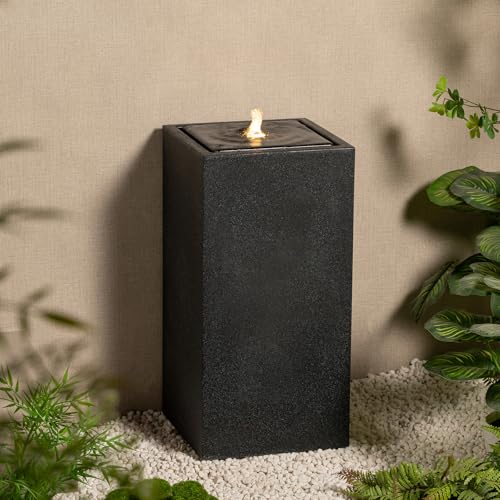 Puulye 25.98" H Outdoor Water Fountain Made with Eco-Friendly Recyclable