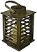 Flipo Pacific Accents Humbolt Lantern, Natural Wood