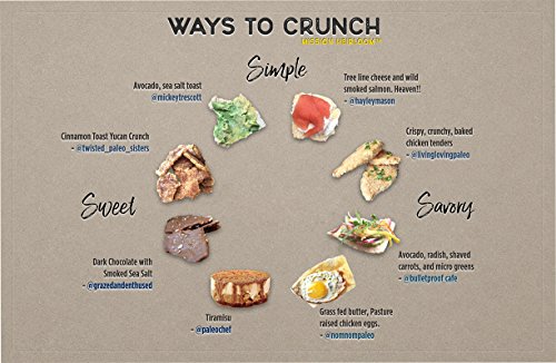 Yucan Crunch Crackers - 2-Pack - Vegan, Paleo, Naturally Gluten-Free, Autoimmune Aip, Non-Gmo, Organically-Grown, Resistant Starch, Complex Carb, Low Glycemic, 100% Yuca(Cassava) Root Fiber #TOP3