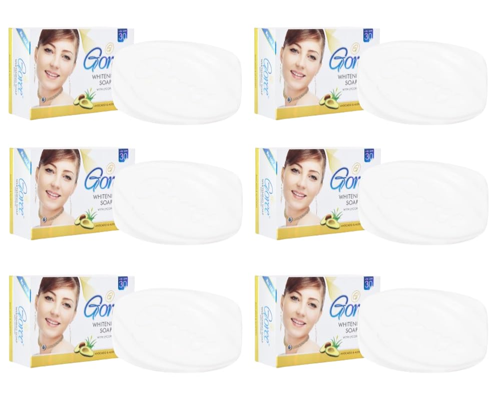 Pack Of 6Pc Skin Whitening & Brightening Bathing Soap Combo With Spf 30 100% Ayurvedic Soap With Avocado & Aloevera For Glowing Face Helps Remove Tan Acne Pimple Marks & Dark Spot Pack Of 6Pc Skin Whitening & Brightening Bathing Soap Combo With Spf 30 100% Ayurvedic Soap With Avocado & Aloevera For Glowing Face Helps Remove Tan Acne Pimple Marks & Dark Spot